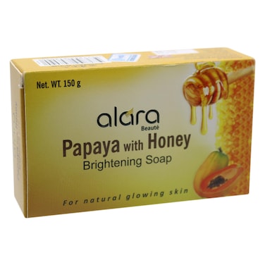 Alara Beaute Papaya With Honey Brightening Soap 150g