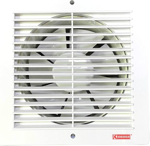 KHALEEGIA 6-inch Ventilating Fan with Auto Shutter, 25W, Model K-M6