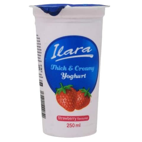 Ilara Thick And Creamy Strawberry Yoghurt 250ml