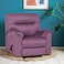 In House Velvet Classic Recliner Chair - Light Purple - AB01