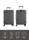 Parajohn ABS Hardside Spinner Check In Medium Luggage Trolley 24 Inch