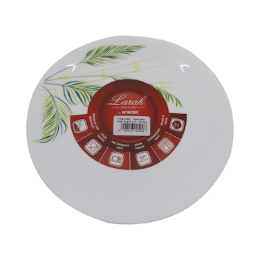 Borosil Larah Plano Breeze Side Plate White 19cm