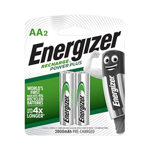 Energizer Rechargeable AA 2 Batteries