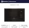 Electrolux Built-In Microwave Oven, 25 Liter Capacity, Black/Stainless Steel