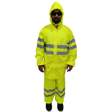 Buy Workman Rainsuit Pu Flor Green L Online | Carrefour UAE