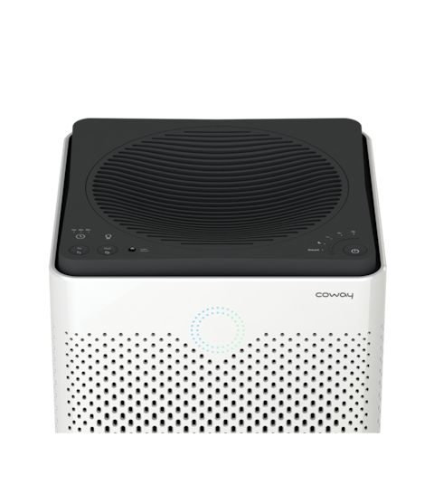 Coway Airmega 400 For Large Spaces, Green HEPA With Smart Air Quality Monitor Removes 99.98% Pollen Allergies Pet Dust Odours, Silent Auto Mode Clean With Long Life Multiple Filters, White