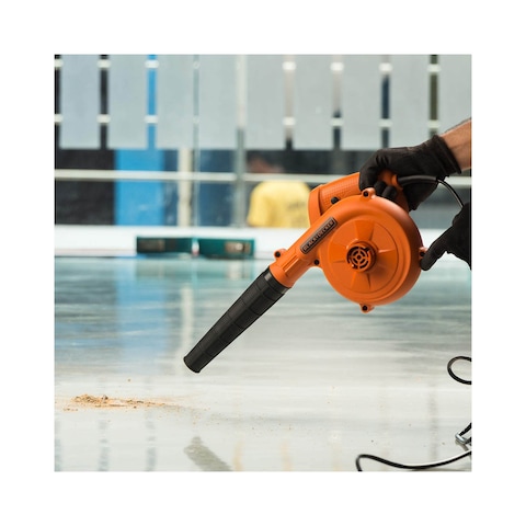Black+Decker Single Speed Electric Blower Orange 530W