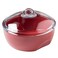 PYREX CURVES RND 2L5+LID RED