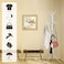Coat Rack with 12 Hooks, 5.6ft Clothes Metal Hanger, Easy Assembly Hat Rack Free Standing Hanger Stand Rack for Clothes, Entryway Bedroom Office