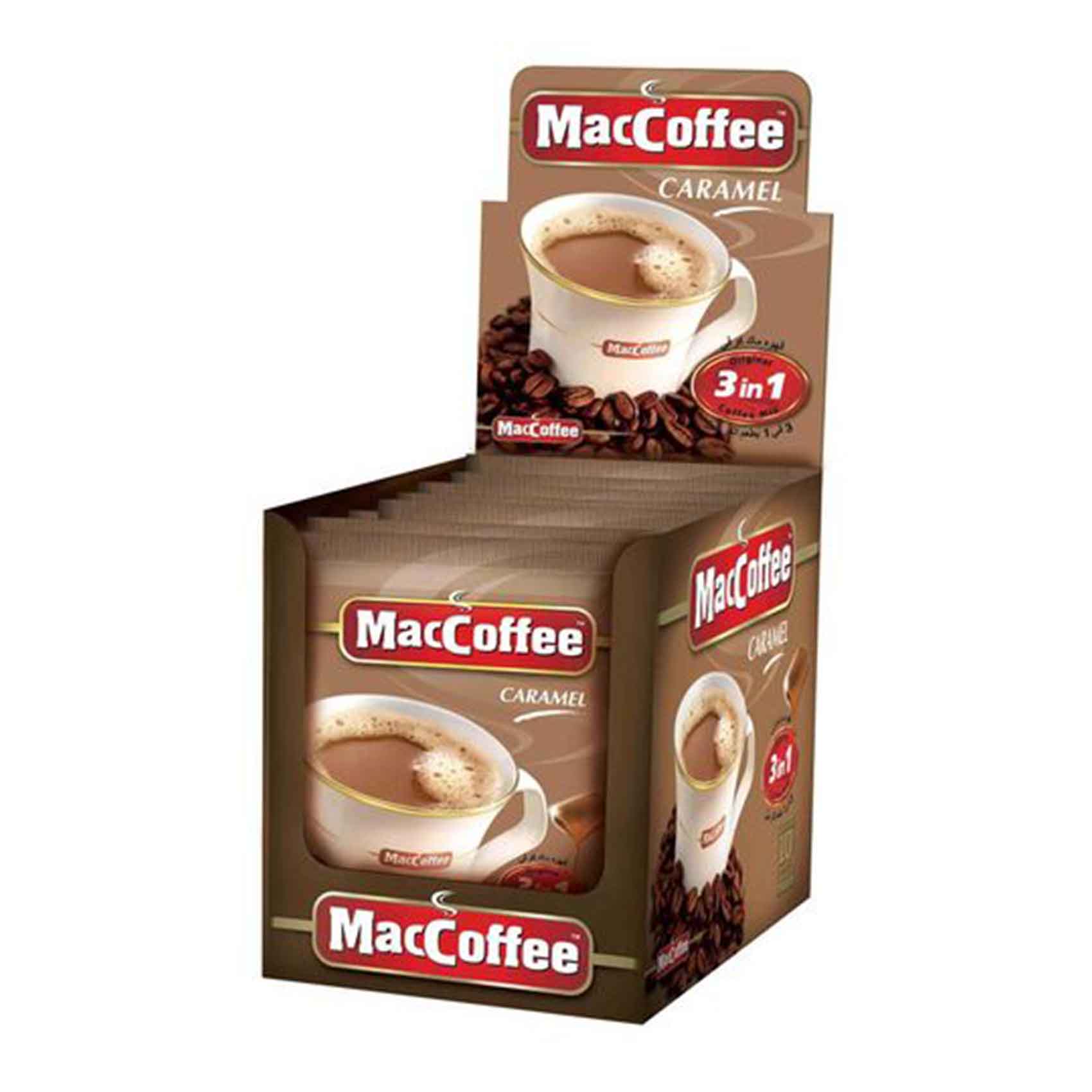 MacCoffee 3 In 1 Irish Caramel Coffee 18g x Pack of 10
