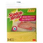 Buy Scotch-Brite Multi-Purpose Sponge Cloth Wipe Ultra 4 PCS in UAE