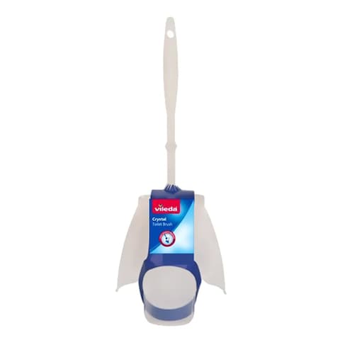 Vileda Crystal Toilet Cleaner Brush With Holder Multicolour