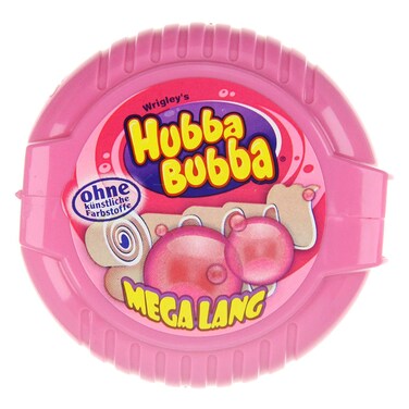 Hubba Bubba Fancy Fruit Bubblegum Mega Long Tape 56g