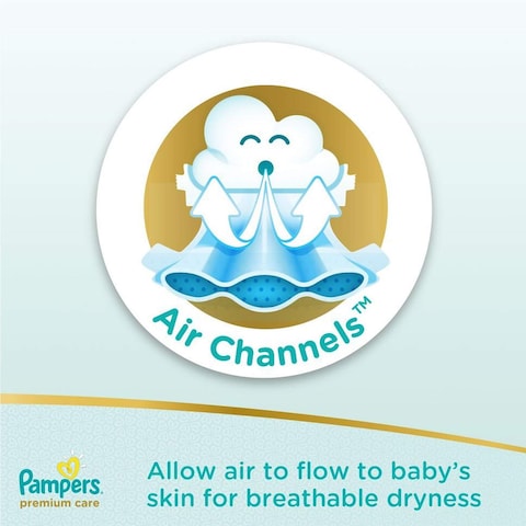 Pampers Premium Care Diapers 2 Mini, 3-8 Kg - 94 Diapers