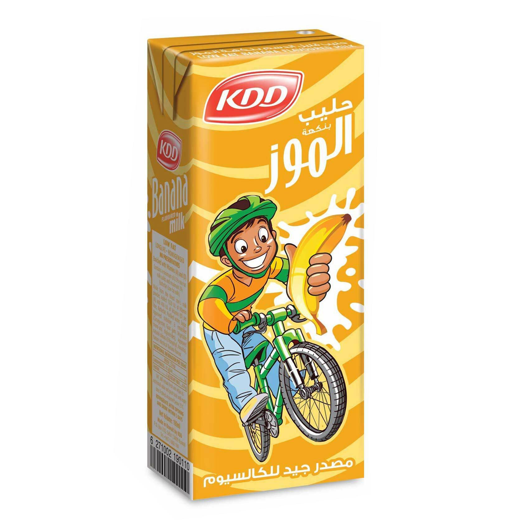كي دي دي حليب بنكهة الموز 180مل