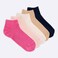 Solo Baby Girl Plain Socks - 0-6 Month - 5 Pairs - Assorted Colors + 5 Pairs Free
