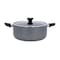 Delcasa 30Cm Granite Coated Casserole/Glass Lid
