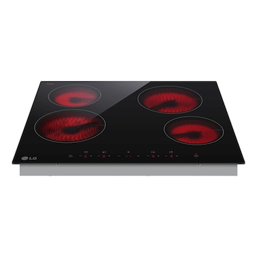 LG 4 Burners Built-in Electric Hob CBEZ2414B Black 60cm