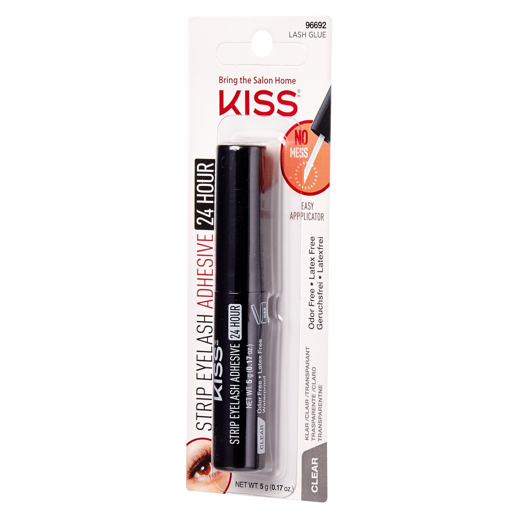 Kiss Strip Eyelash Adhesive 24 Hours  KEHG01C Clear 5g