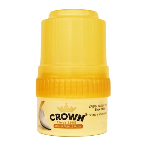 Crown Cream Shoe Polish - 50Ml - White