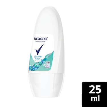 Rexona Women Roll-on , 72hr Freshness ,   For Fresh and Clean Fragrance , Shower Clean , 25ML