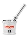 Delcasa Stainless Steel Mortar &amp; Pestle Small Silver