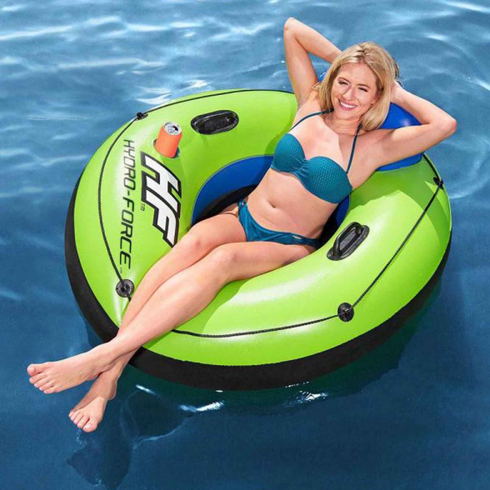 Bestway Hydroforce Whitecap Rider Tube Green 119cm