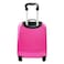 Reflection 4 Wheel Hard Casing Cute Cat Printed Luggage Trolley Pink 41cm
