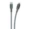 Scosche Ci4B8MG-SP Strikeline MFi Certified Premium Charge &amp; Sync Braided Cable For Lightning And USB-C Devices 8-ft. Midnight Green
