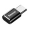 Baseus CAMOTG-01 Micro USB to USB Type-C Adapter - Black