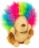 goDog® Silent Squeak™ Crazy Hairs Hedgehog with Chew Guard Technology™ Durable Plush Dog Toy, Large