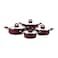 Al-Saif Vetro Cooking Set Non Stick, 8pieces 