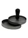 Burger Press Silver/Black