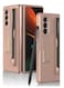 MARGOUN for Samsung Galaxy Z Fold 3 5G Case with Pen and Kickstand Shockproof Slim Flip Cover