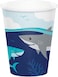 Shark Party Hot And Cold Cup 9oz 8 pcs