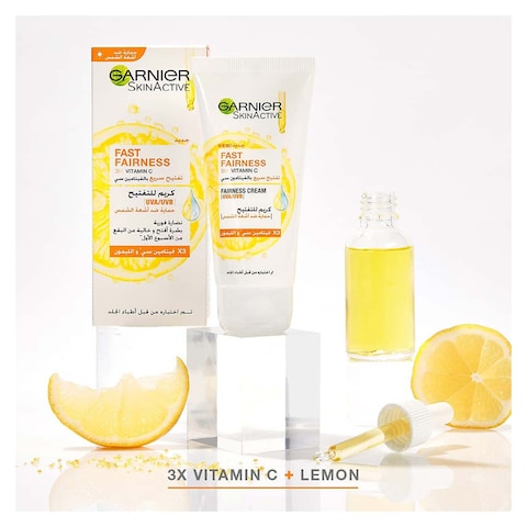 Garnier Skin Active Fast Fairness Day Cream with Vitamin C and Lemon - 25 ml