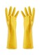 Wtrtr Rubber Cleaning Gloves Yellow 26cm