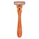 Bic Hybrid 3 Disposable Razor With Cartridge Set Orange 8 Razors