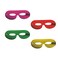 Pap Star Metallic Face Mask Assorted Colours (6 Pieces)