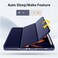 TRON Case For iPad Pro 11 Inch 4th/3rd/2nd Generation (2022/2021/2020) with Pencil Holder, Slim Trifold Cover with Soft TPU Back for iPad 11 Case, Support 2nd Gen Pencil Charging, Blue