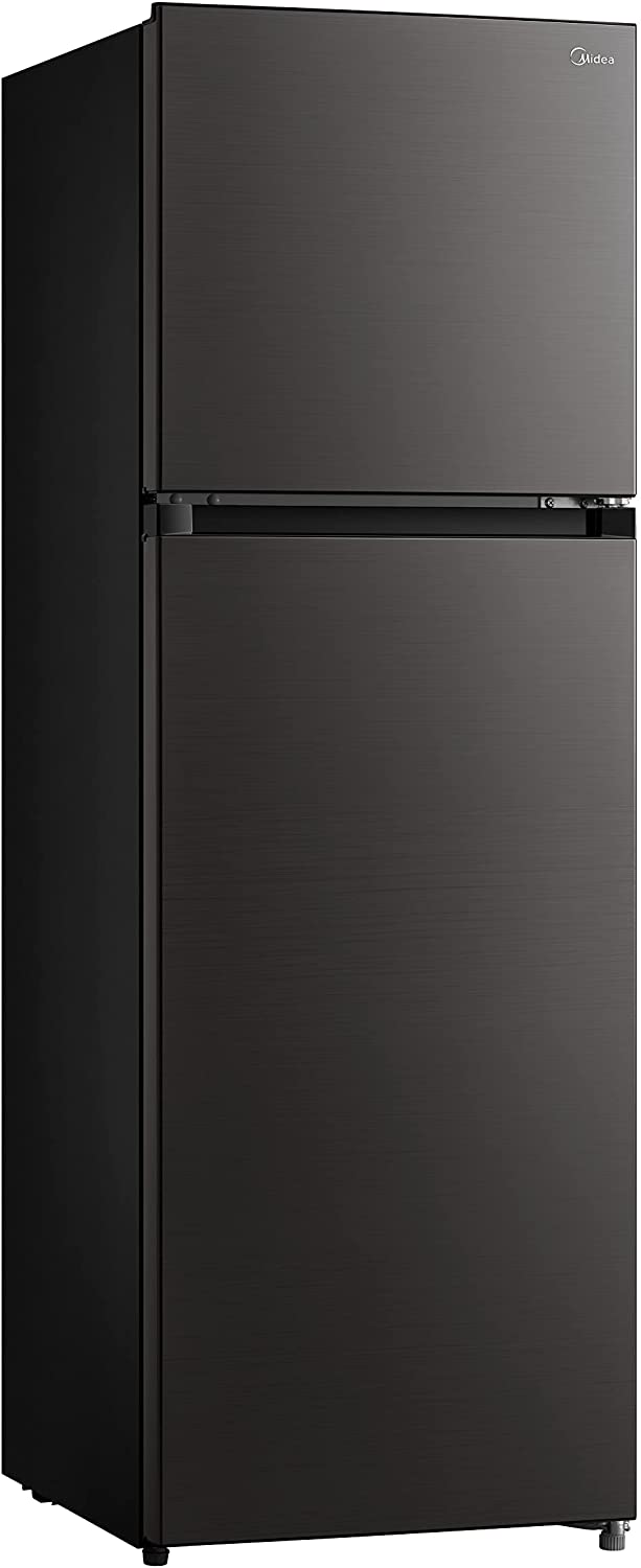 Midea 266L Net Capacity Top Mounted Frost Free Refrigerator, Dark Steel, MDRT390MTE28