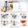 Generic Meat Grinder Electric Food Processor &amp; Vegetable Garlic Chopper-UK Plug 2L Stainless Steel Bowl Meat Blender Food Chopper