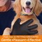 Generic Deshedding Hair Remover Brush Glove With Enhanced Five Finger Design - One Pair Left &amp; Right
