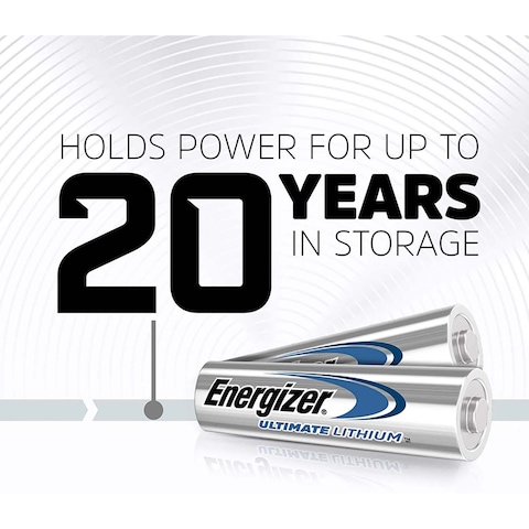 Energizer Ultimate Lithium AAA Batteries - 1.5 Volt - 2 Pieces