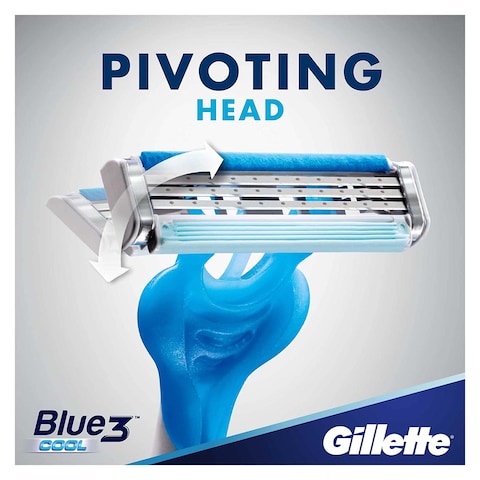 Gillette Blue Cool Disposable Razors - Pack of 3