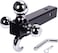 Orcish Tri-Ball Hitch With Hook Trailer Ball Receiver Mount 1 7/8" 2" 2 5/16" Tow