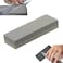 Generic Double Side Knife Sharpening Stone Grey 20 cm