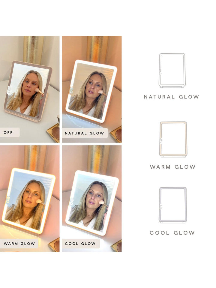 Sensse LED Mirror with USB Port- Nude