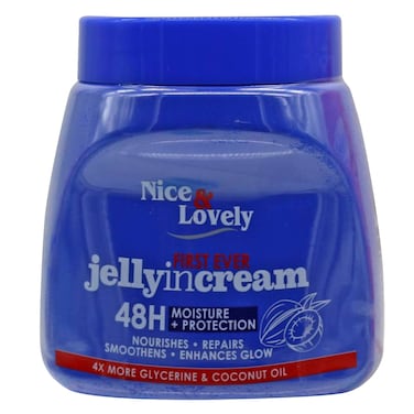 Nice &amp; Lovely Jelly In Cream Coconut Oil Ultra Moisturizing Cream 300ml