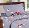 Sleep Night 3 Pieces Kids Compressed Comforter Set, Single Size 150 X 200cm Modern Printed Bedding Set For Girls And Boys, MultiColor